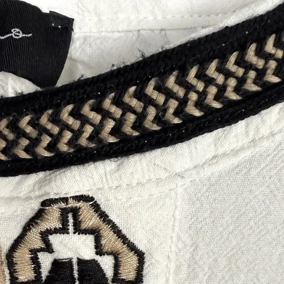 RD + Koko Shirt Jacket Embroidered Boho Blouse Peasant Festival Renaissance - Picture 6 of 9